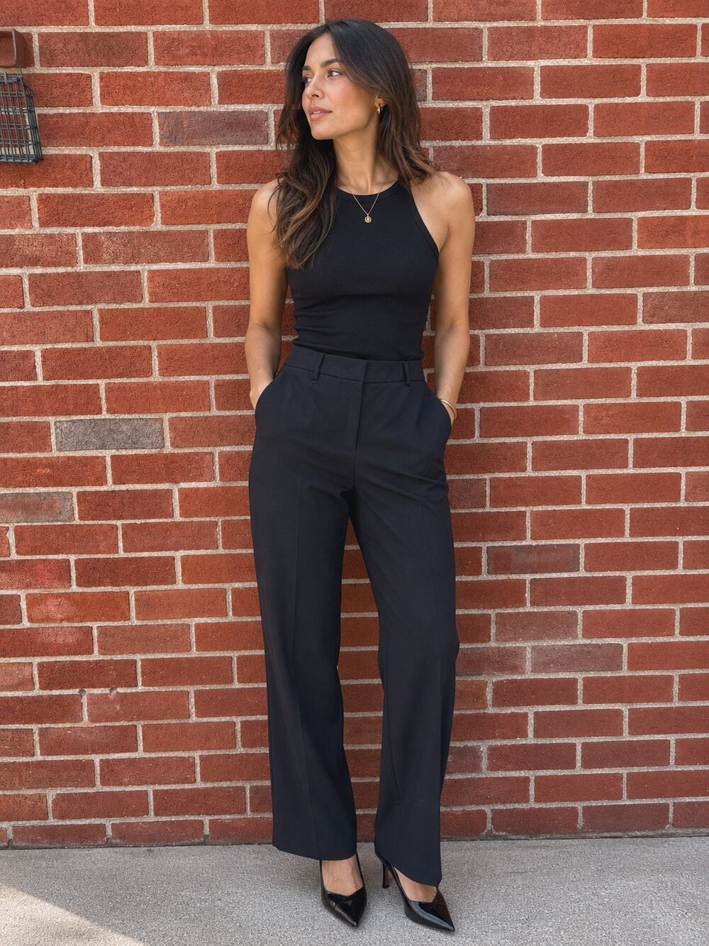 Rachel Zoe Black Dress Pants Womens Size 4 Straight Leg Career Office Slacks
